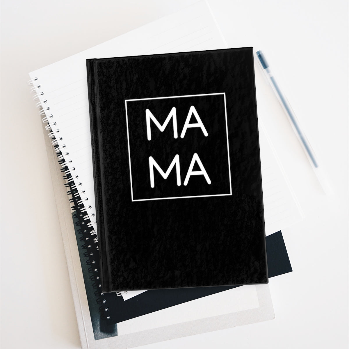MAMA Journal (Black) - Ruled Line
