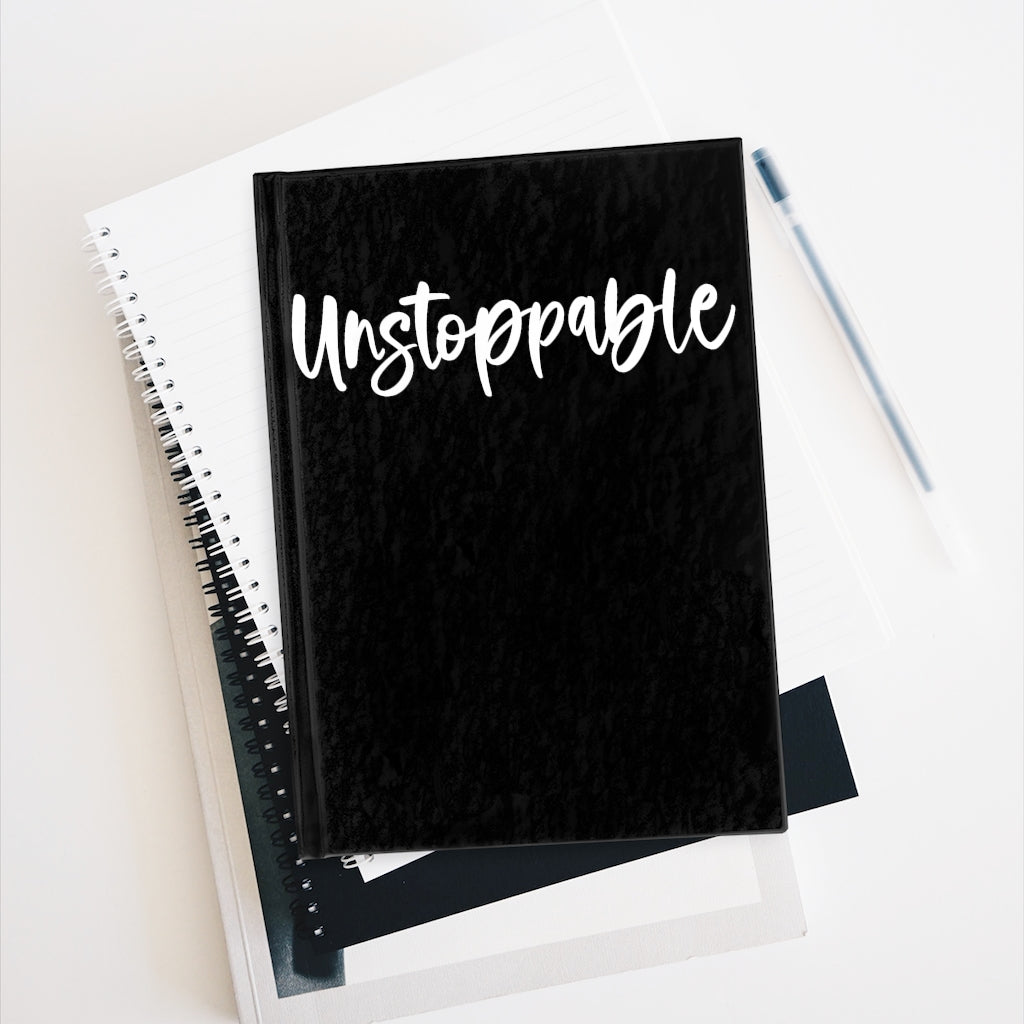 Unstoppable Journal (Black) - Ruled Line