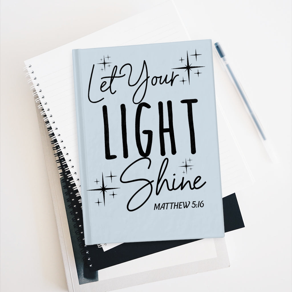 Let Your Light Shine Journal (Sky) - Ruled Line