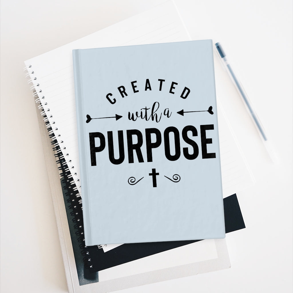 Created With A Purpose Journal (Sky) - Ruled Line