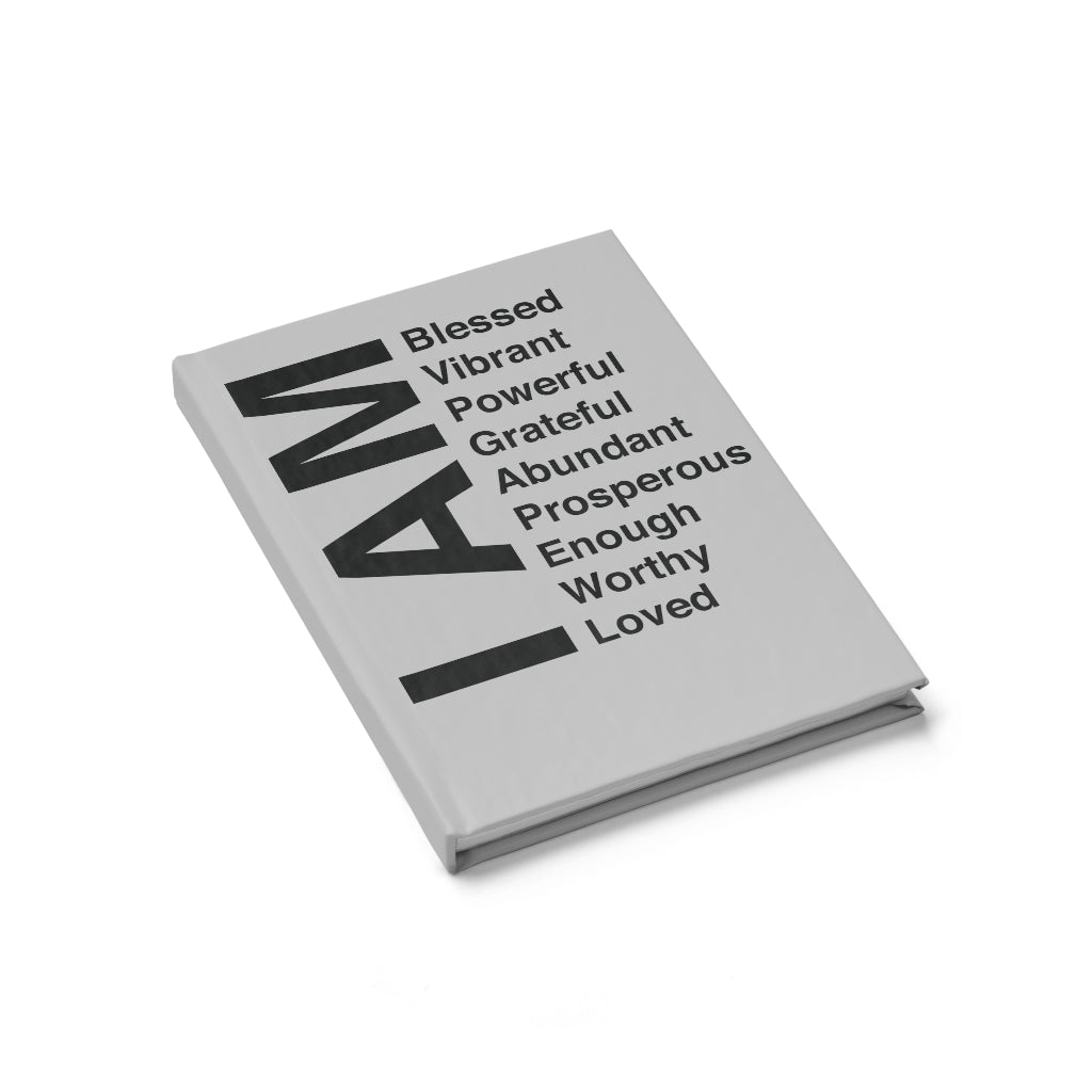 I AM Journal (Slate) - Ruled Line