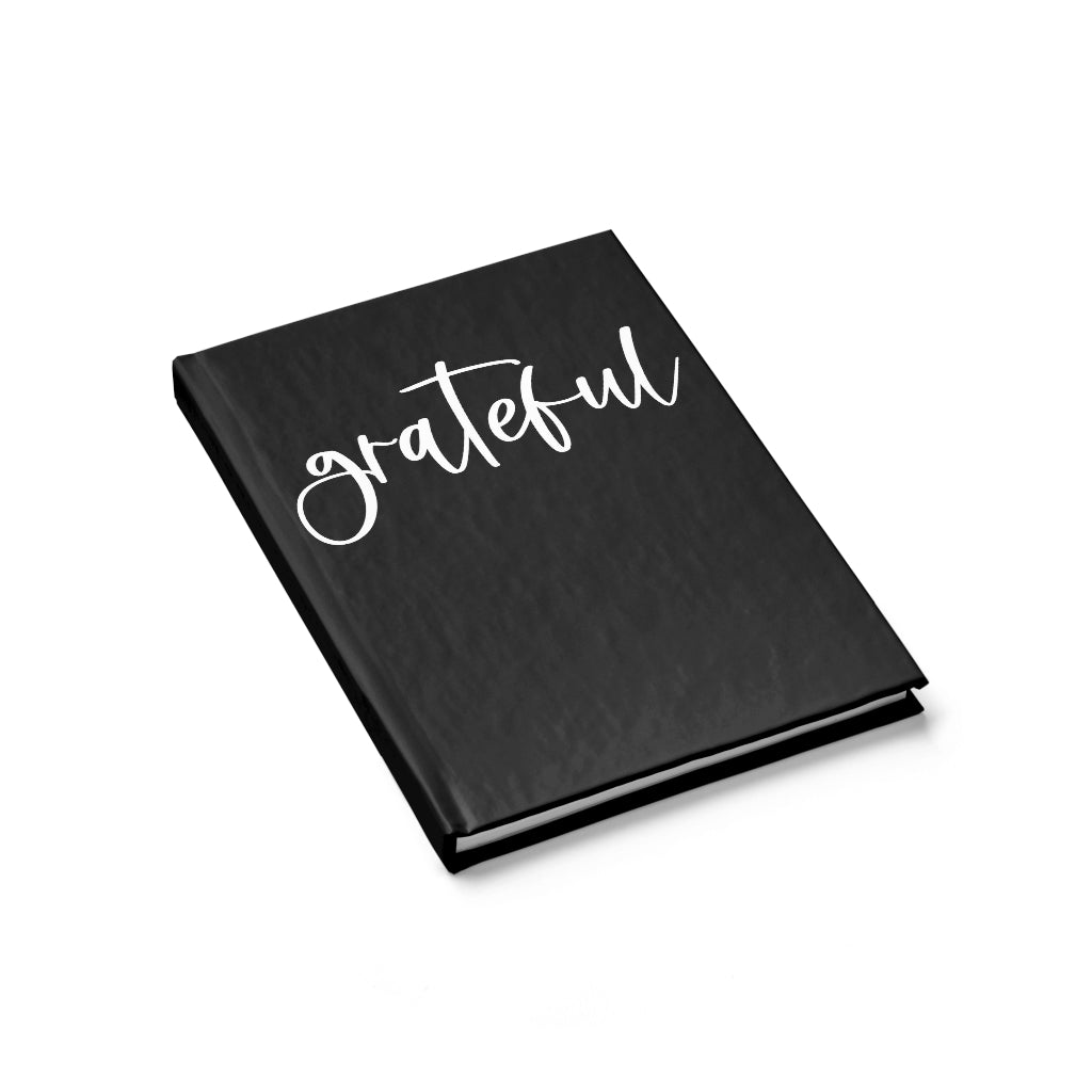 Grateful Journal (Black) - Ruled Line