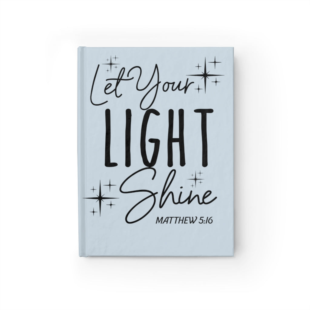 Let Your Light Shine Journal (Sky) - Ruled Line