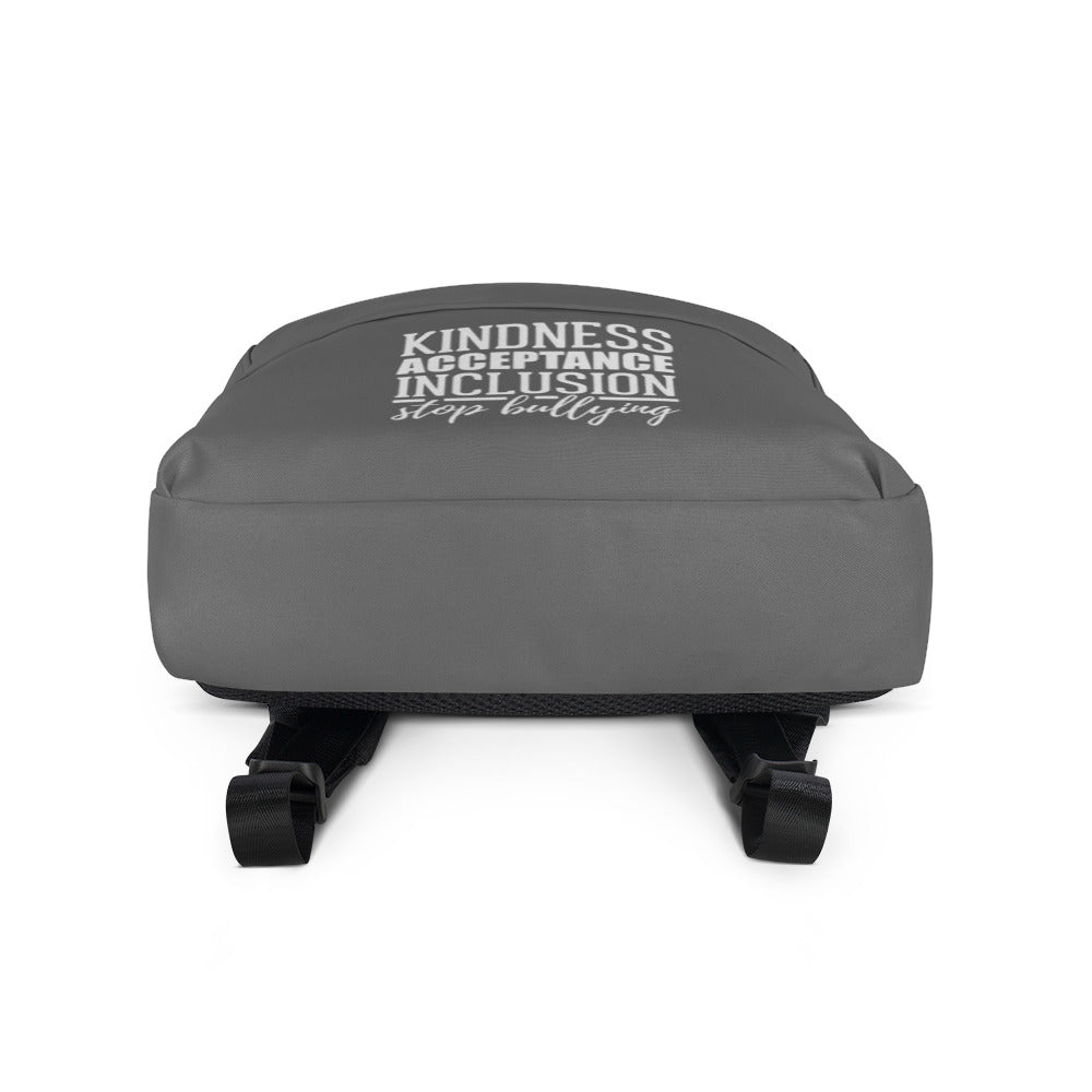 Kindness Acceptance Inclusion Stop Bullying Backpack