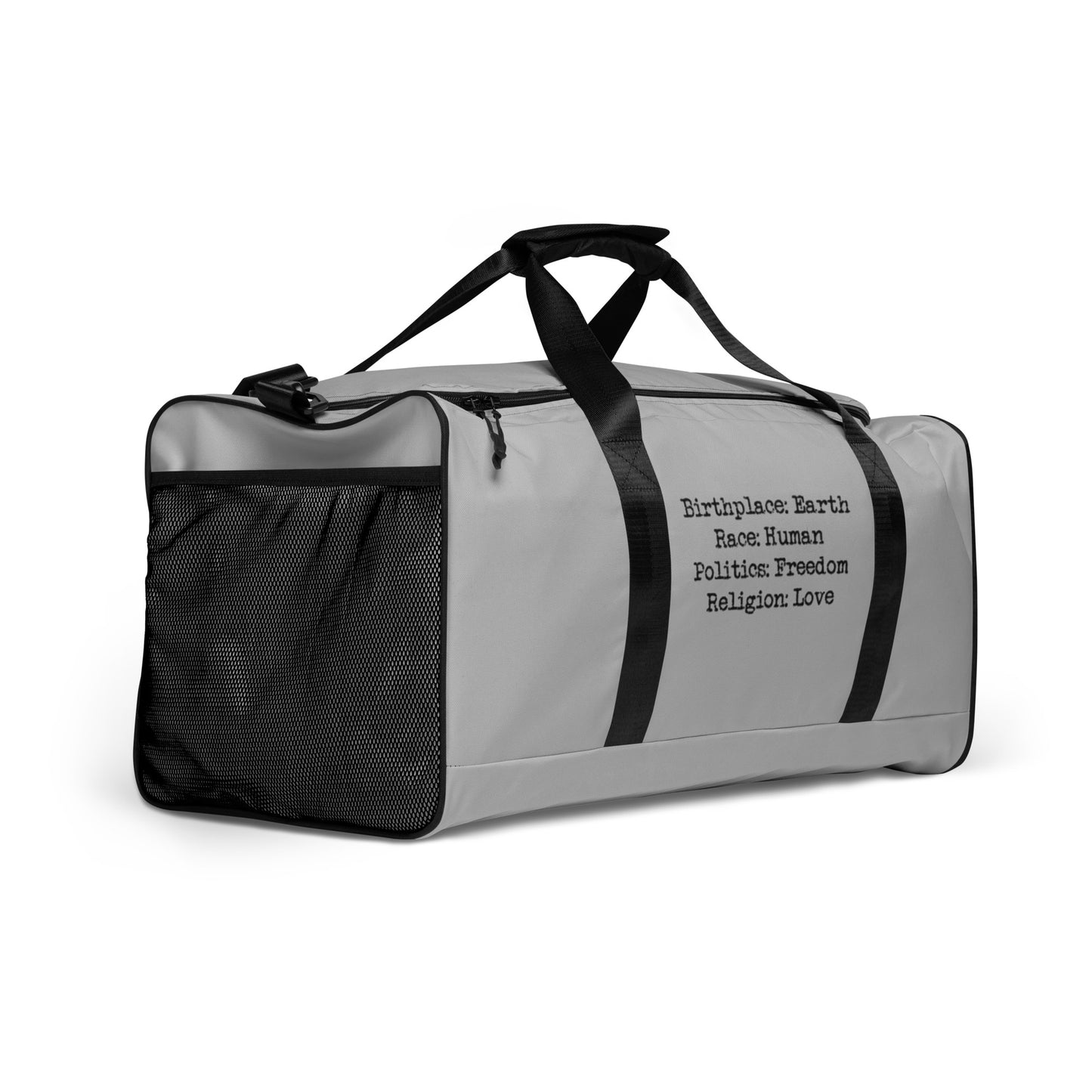 Birthplace: Earth Duffle Bag