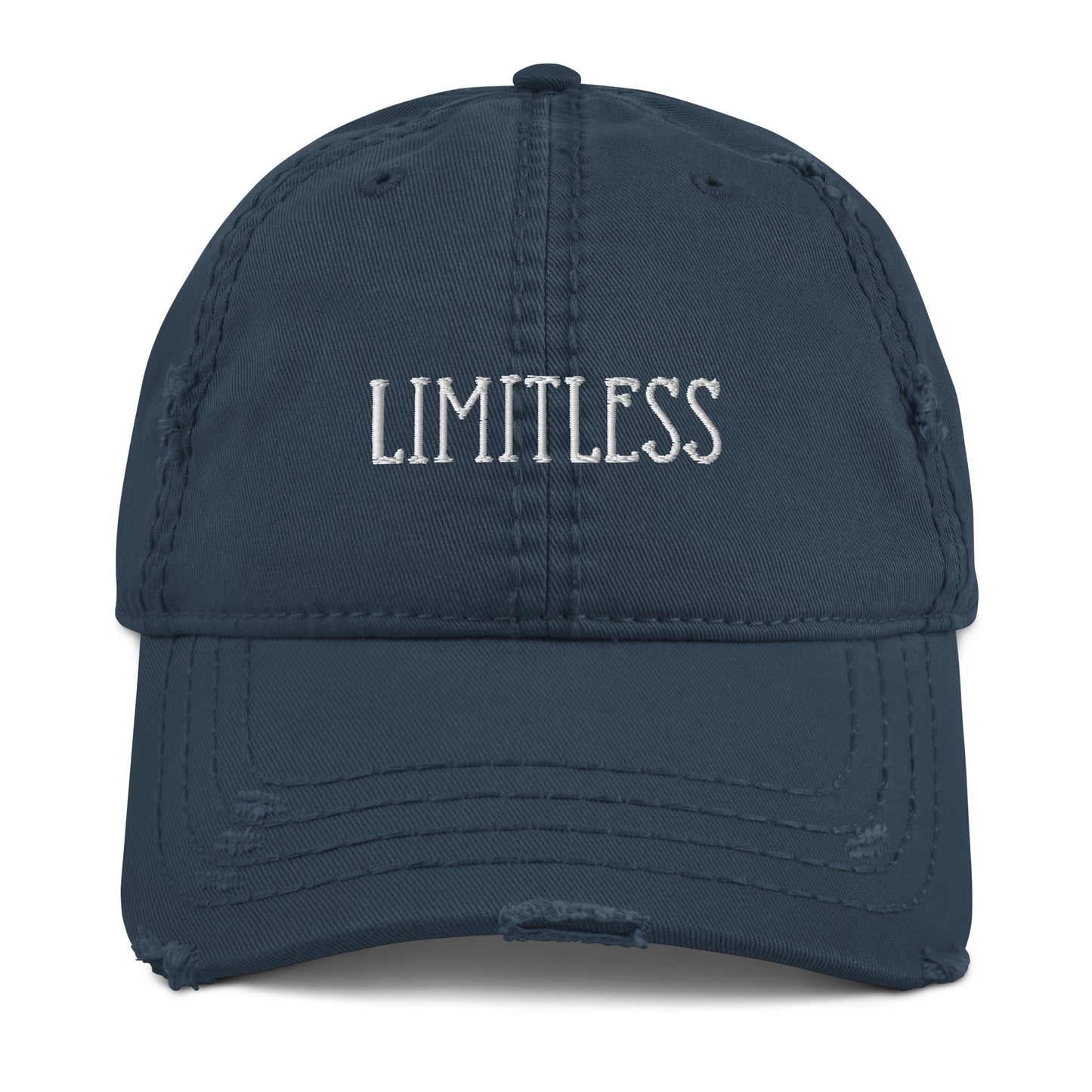 Limitless Embroidered Distressed Hat