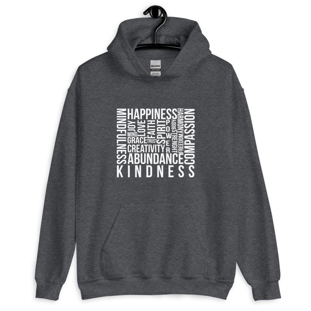 Kindness Square Unisex Hoodie