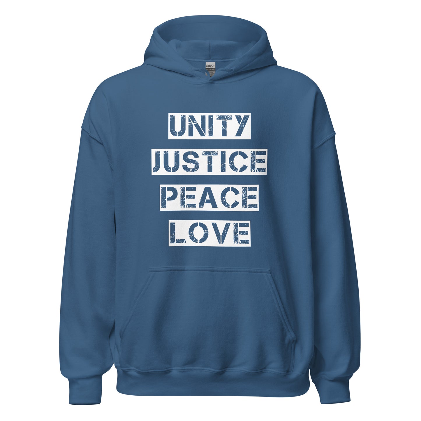 Unity Justice Peace Love Unisex Hoodie