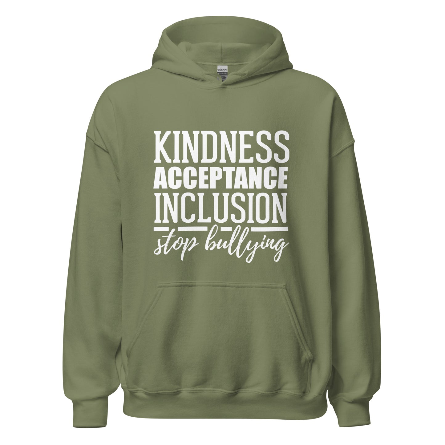 Kindness Acceptance Inclusion Stop Bullying Unisex Hoodie