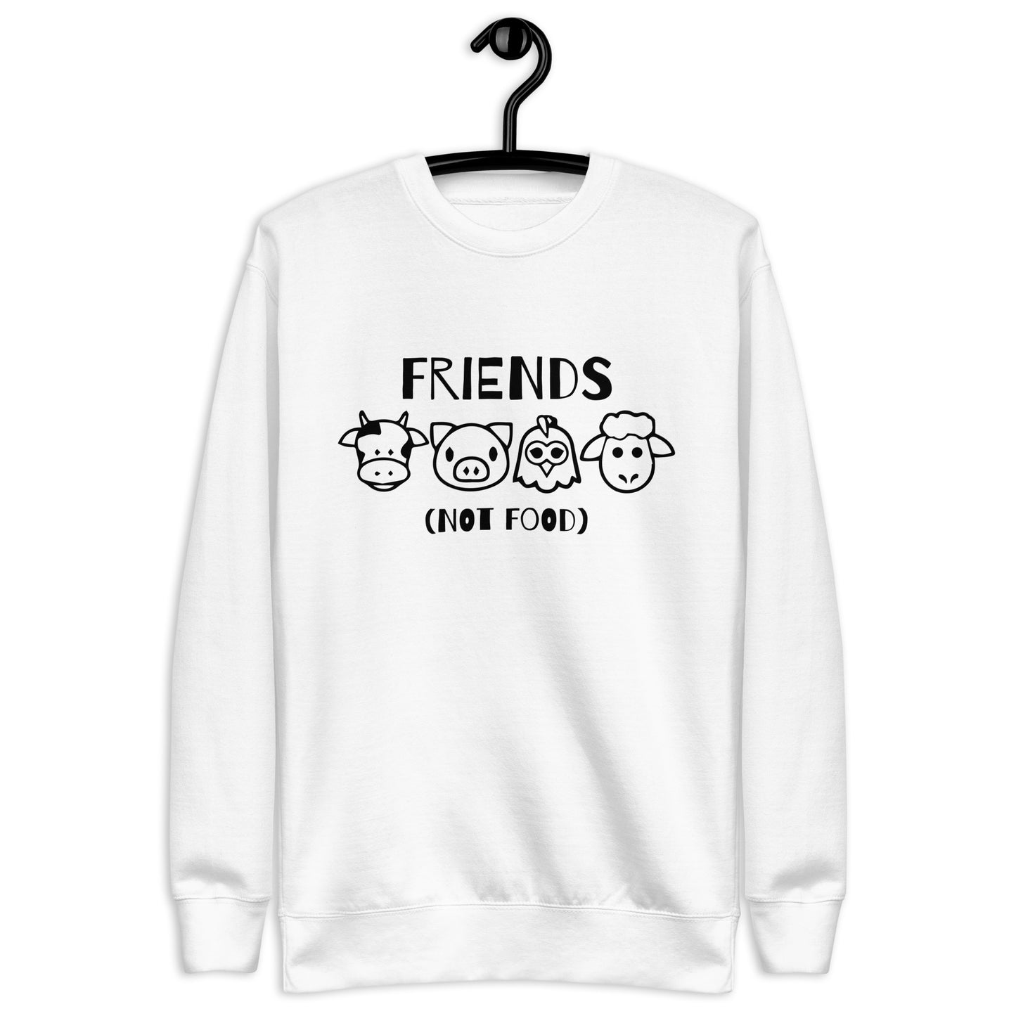 Friends Not Food Unisex Premium Sweatshirt