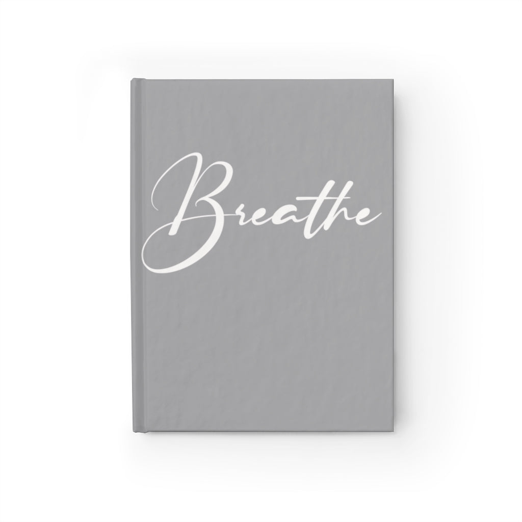 Breathe Journal (Deep Grey) - Ruled Line