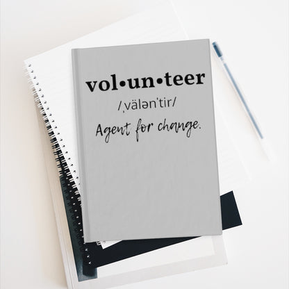 Volunteer Journal (Slate) - Ruled Line