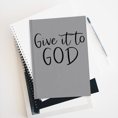 Give it to GOD Journal (slate) - Ruled Line