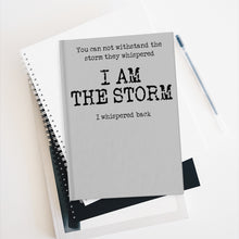 Load image into Gallery viewer, I Am The Storm Journal (Slate) - Ruled Line
