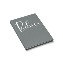 Load image into Gallery viewer, Believe Journal (Deep Grey) - Ruled Line
