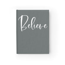 Load image into Gallery viewer, Believe Journal (Deep Grey) - Ruled Line
