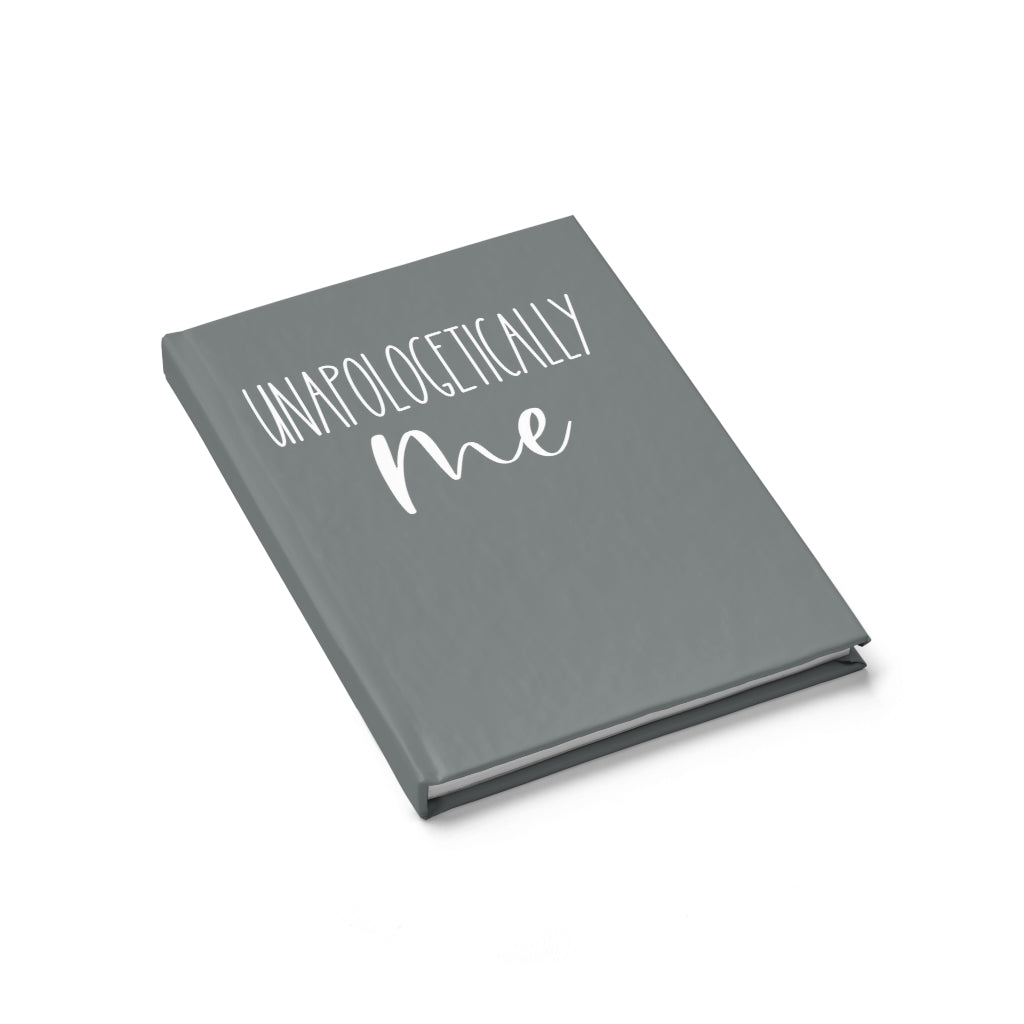 Unapologetically Me Journal (Deep Grey) - Ruled Line