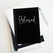 Load image into Gallery viewer, Blessed Journal (Black) - Ruled Line
