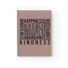 Load image into Gallery viewer, Kindness Square Journal (Turkish Rose) - Ruled Line
