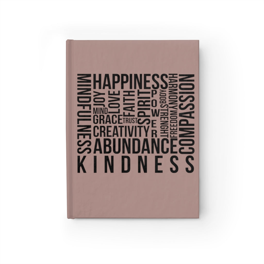 Kindness Square Journal (Turkish Rose) - Ruled Line