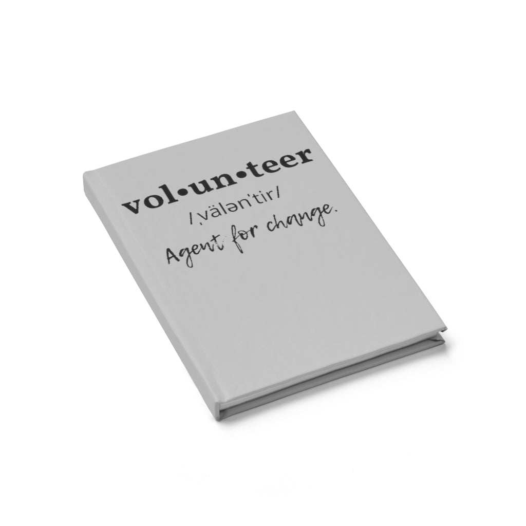 Volunteer Journal (Slate) - Ruled Line