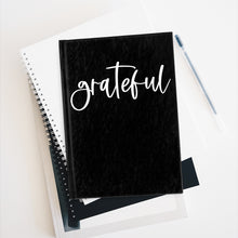 Load image into Gallery viewer, Grateful Journal (Black) - Ruled Line
