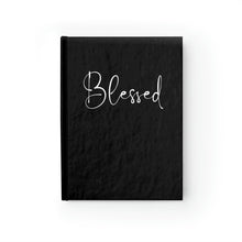 Load image into Gallery viewer, Blessed Journal (Black) - Ruled Line
