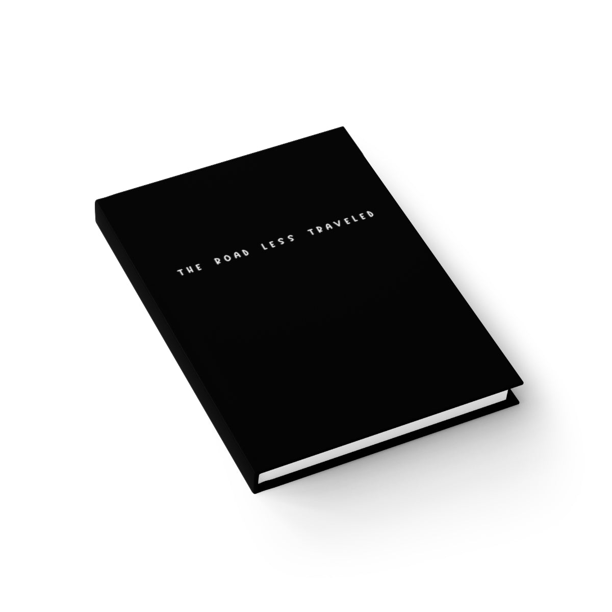 The Road Less Traveled Journal (Black) - Ruled Line