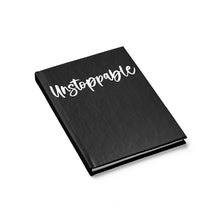 Load image into Gallery viewer, Unstoppable Journal (Black) - Ruled Line
