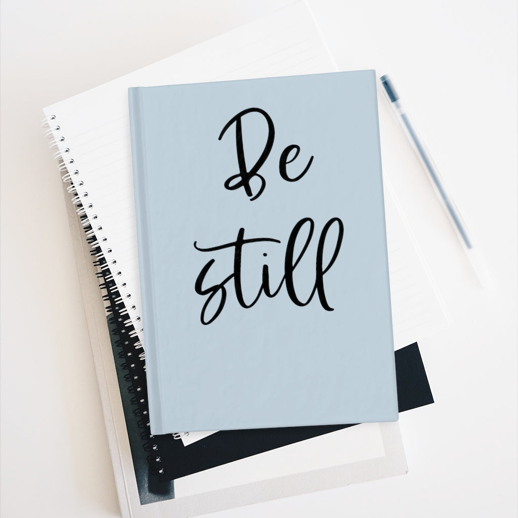 Be Still Journal (Sky) - Ruled Line