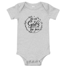 Load image into Gallery viewer, All of God&#39;s Grace in One Tiny Face Onesie
