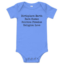 Load image into Gallery viewer, Birthplace: Earth Onesie
