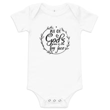 Load image into Gallery viewer, All of God&#39;s Grace in One Tiny Face Onesie
