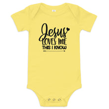 Load image into Gallery viewer, Jesus Loves Me This I Know Onesie
