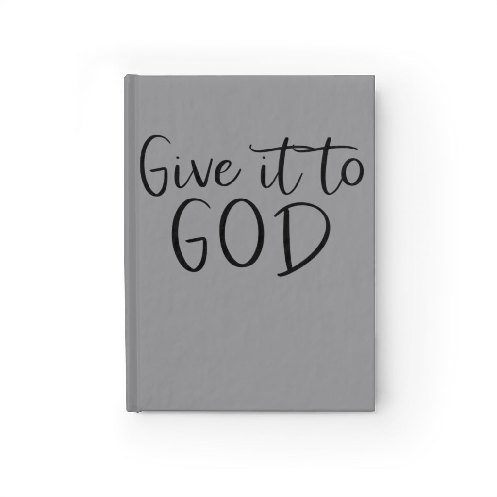 Give it to GOD Journal (slate) - Ruled Line