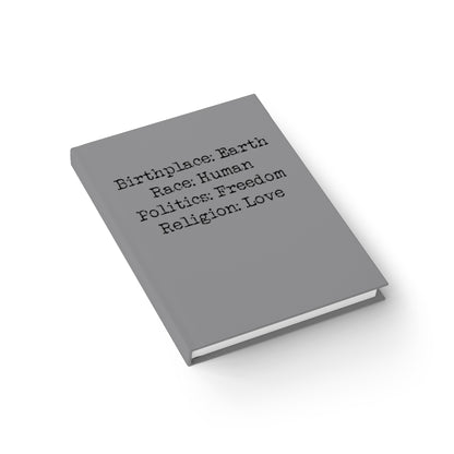 Birthplace Earth Journal (Slate) - Ruled Line