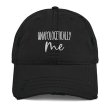 Load image into Gallery viewer, Unapologetically Me Embroidered Distressed Hat
