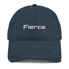 Load image into Gallery viewer, Fierce Embroidered Distressed Hat
