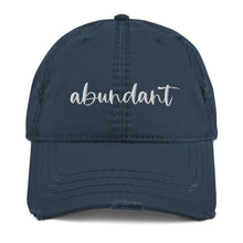 Load image into Gallery viewer, Abundant Embroidered Distressed Hat
