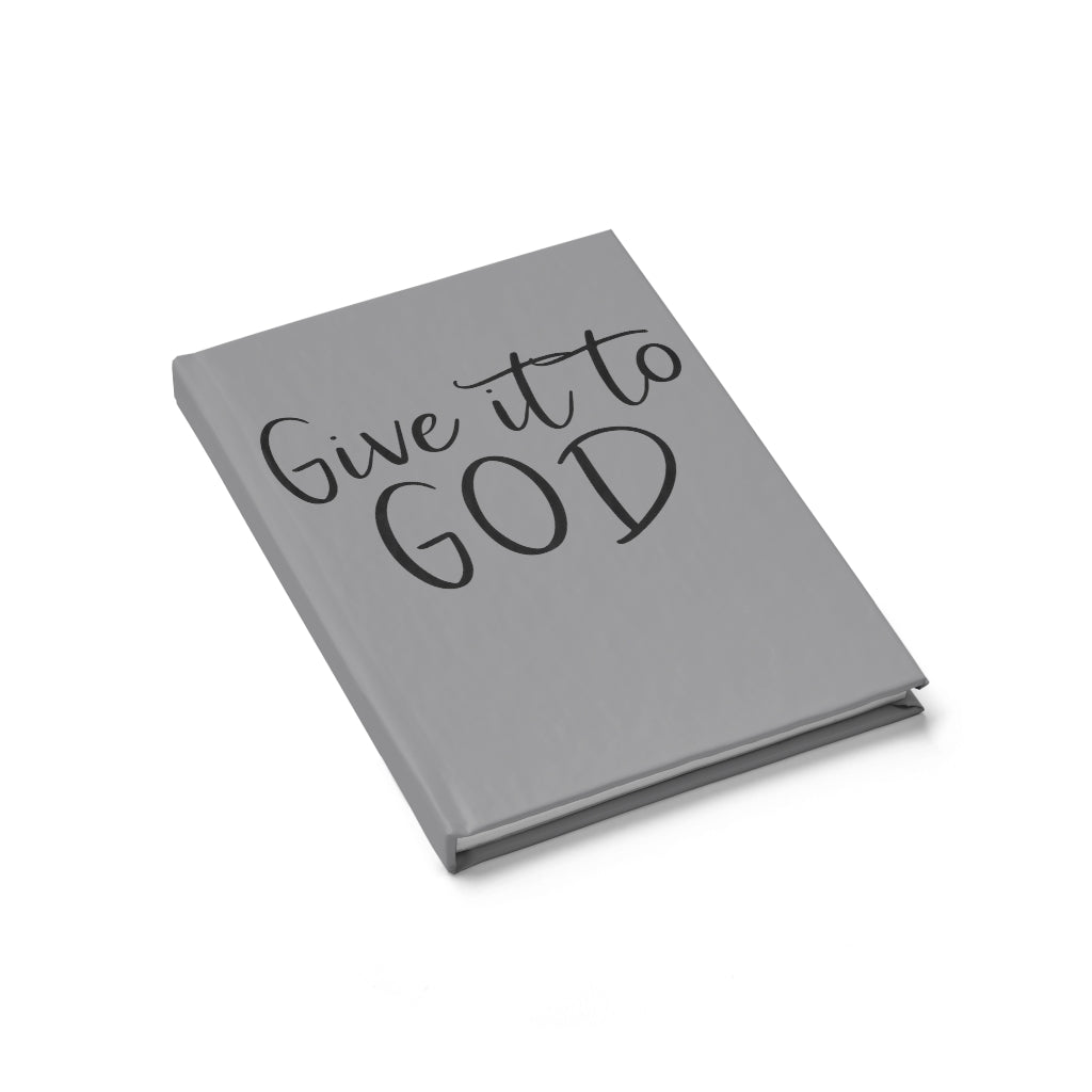 Give it to GOD Journal (slate) - Ruled Line