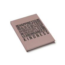 Load image into Gallery viewer, Kindness Square Journal (Turkish Rose) - Ruled Line
