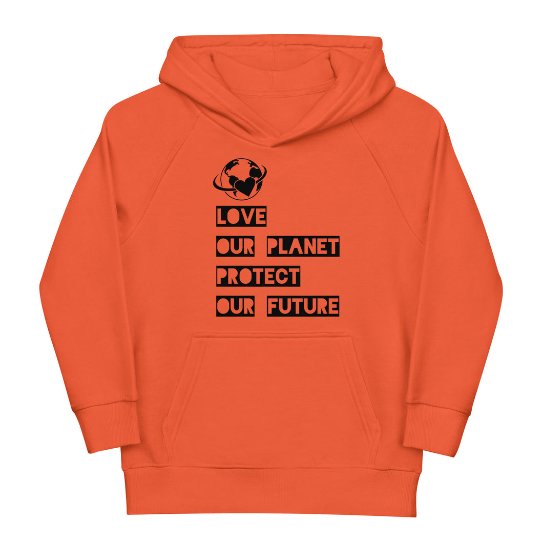 Love Our Planet Protect Our Future Youth Hoodie