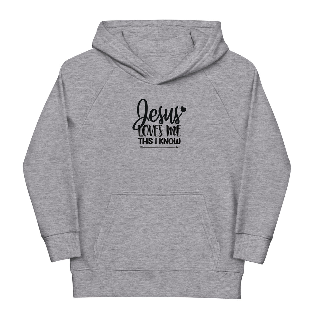 Jesus Loves Me This I Know Youth Eco Hoodie