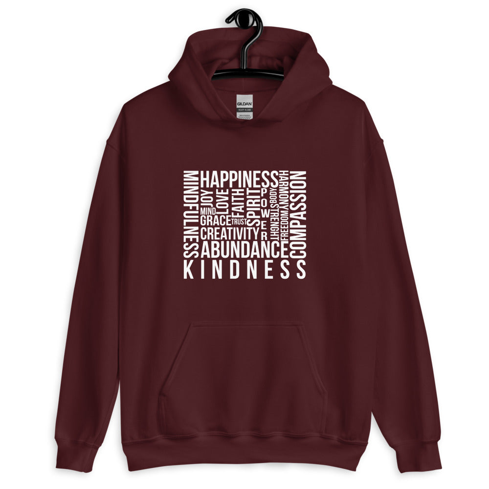Kindness Square Unisex Hoodie
