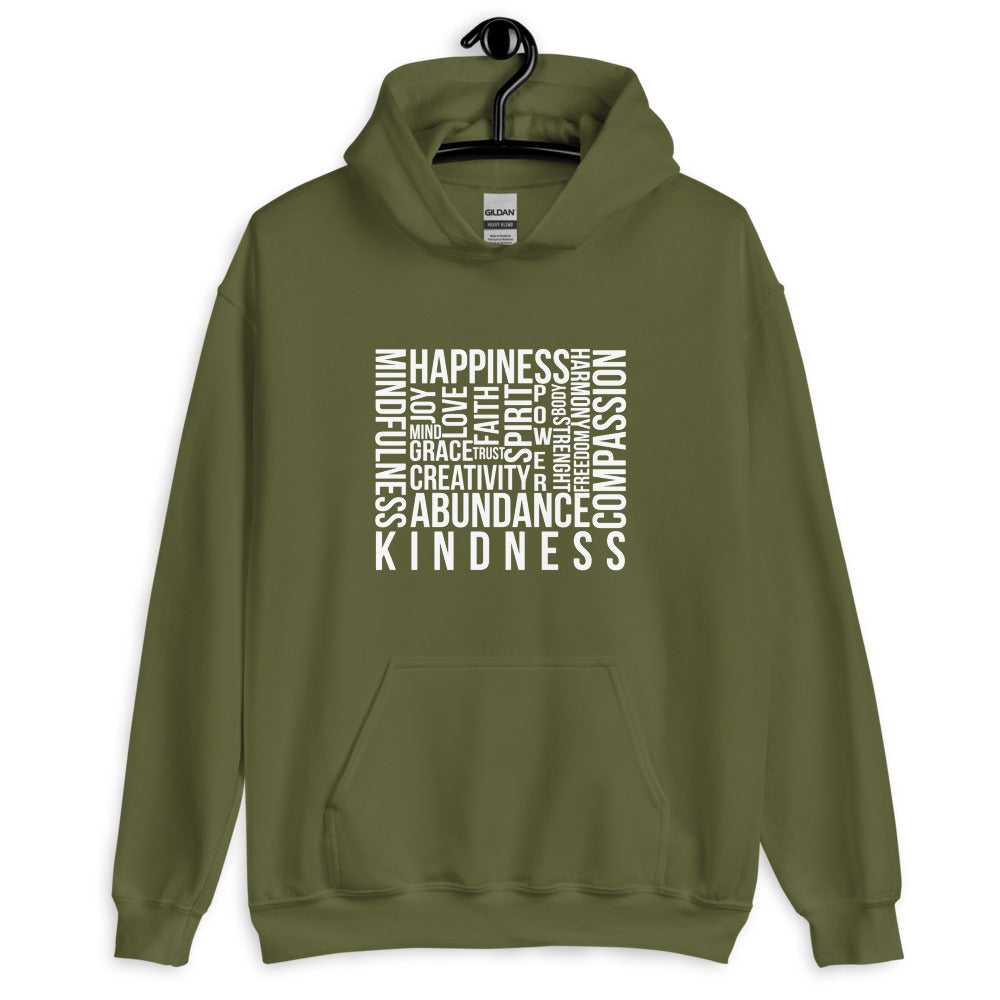 Kindness Square Unisex Hoodie