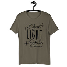 Load image into Gallery viewer, Let Your Light Shine Unisex Tee
