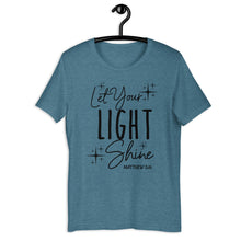 Load image into Gallery viewer, Let Your Light Shine Unisex Tee
