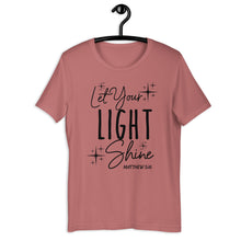 Load image into Gallery viewer, Let Your Light Shine Unisex Tee
