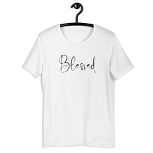 Load image into Gallery viewer, Blessed Short Sleeve Unisex Tee
