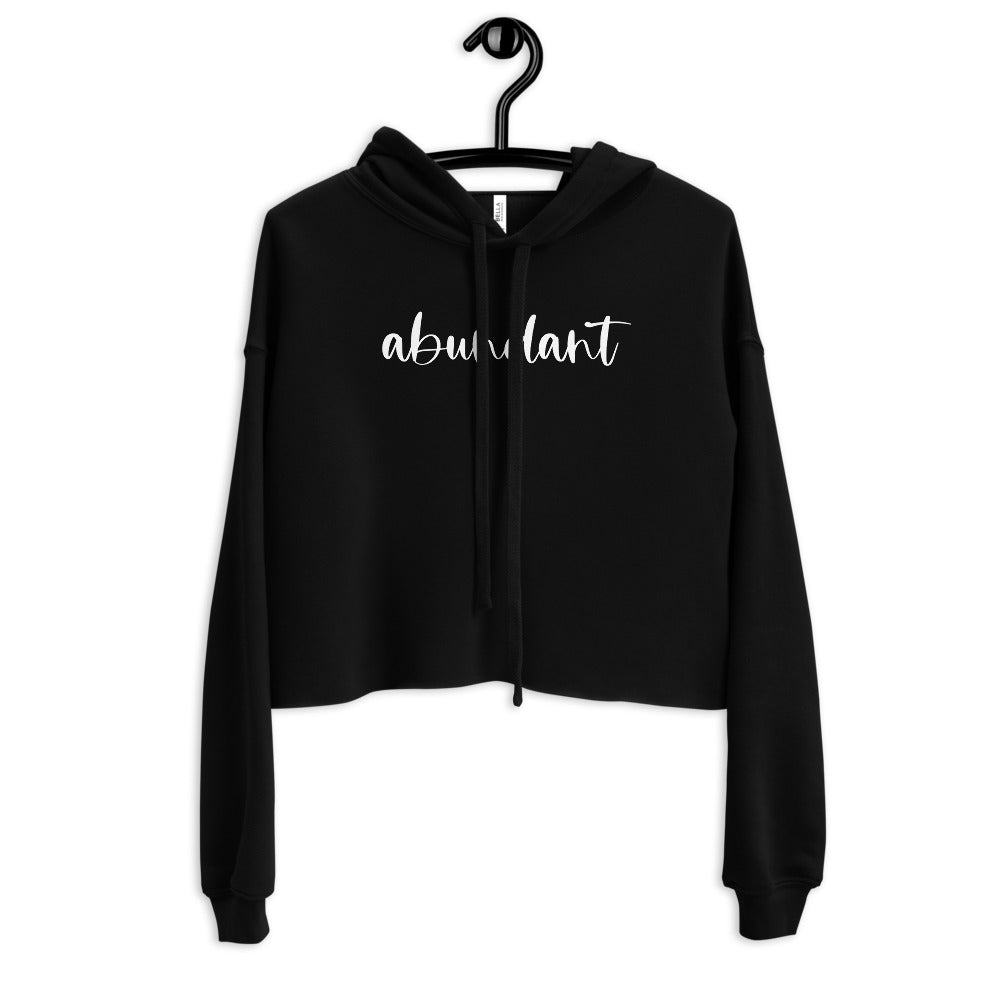 Abundant Cropped Hoodie